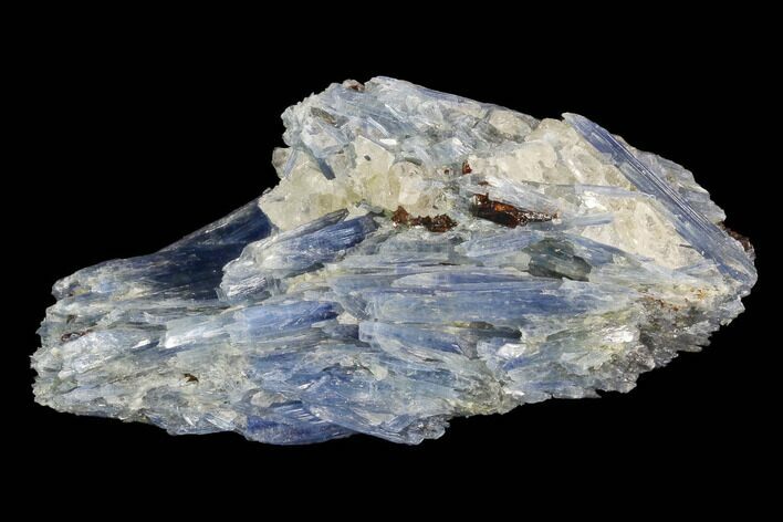 Vibrant Blue Kyanite Crystals in Quartz - Brazil #97958